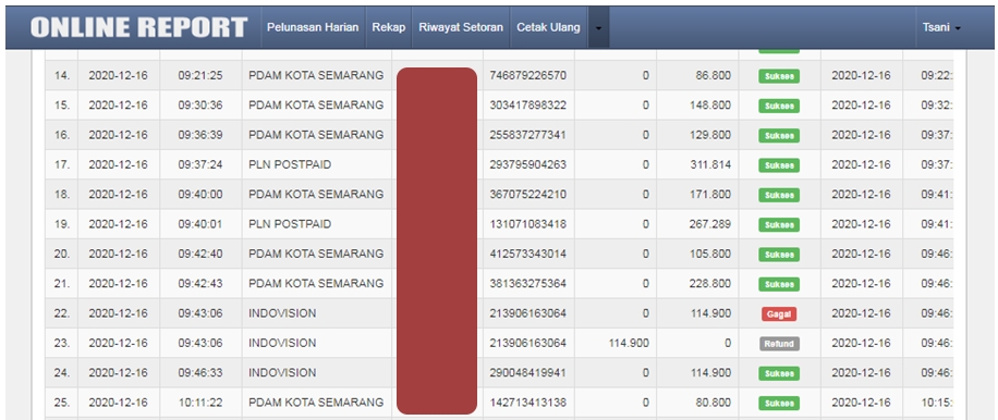 status transaksi kiosbank