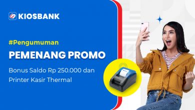 Pemenang Promo Poin Kiosbank - Bonus Saldo 250K & Printer Kasir