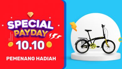 Pemenang Promo Special Pay Day 10.10 Hadiah Sepeda Lipat