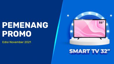 Pemenang Promo Edisi November 2021 Smart TV 32 & Hadiah Saldo