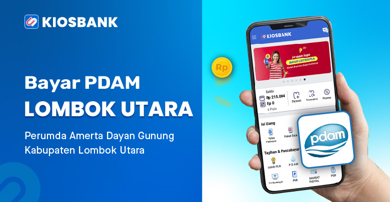 Bayar PDAM Lombok Utara Cek Online Tagihan Perumda Amerta Dayan Gunung di Aplikasi Kiosbank