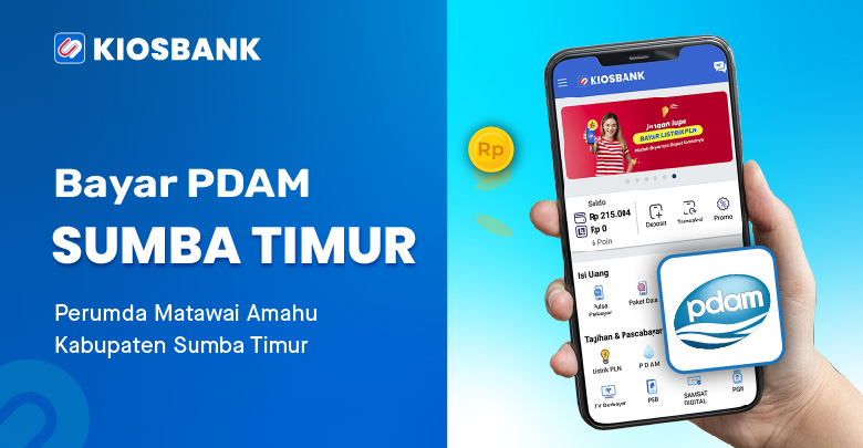 Bayar PDAM Sumba Timur Cek Tagihan Air Perumda Matawai Amahu online di aplikasi Kiosbank