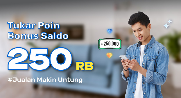Promo Cuan Februari Mitra Kiosbank hadiah saldo Rp 250.000 tukar poin