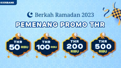 Pemenang Promo Kiosbank Bagi Bagi THR Berkah Ramadan 2023