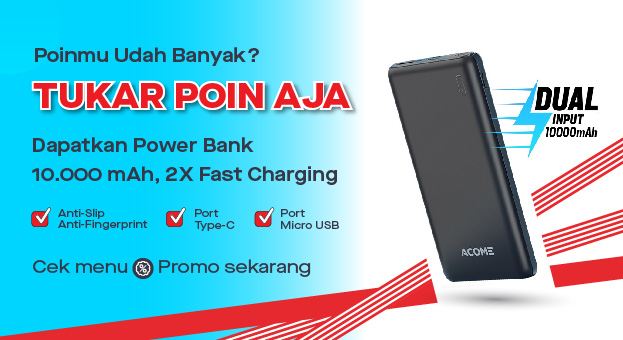 Tukar Poin Hadiah Power Bank Aplikasi Kiosbank Promo Merdeka 2023