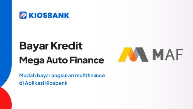 Bayar Angsuran Mega Auto Finance Tagihan Kredit MAF di Aplikasi Kiosbank