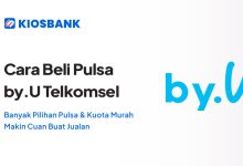 Cara beli pulsa By.U Telkomsel Harga termurah di Kiosbank