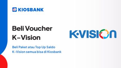 Jual Voucher K Vision Bisa top up dan beli paket murah di Kiosbank