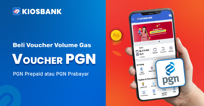 Cara Beli PGN Prepaid Voucher Volume Gas PGN Prabayar di Aplikasi Kiosbank