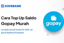 Top Up Gopay Murah Harga isi saldo di aplikasi Kiosbank