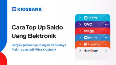 Top Up Uang Elektronik Murah Lengkap Gopay Dana OVO Spay LinkAja eMoney di aplikasi Kiosbank