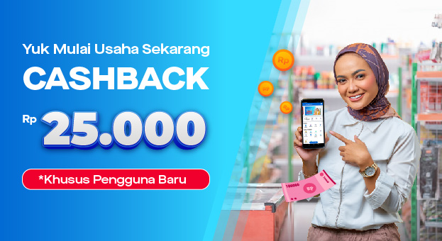 Rezeki Pendaftar Baru Cashback 25 ribu Mitra Kiosbank