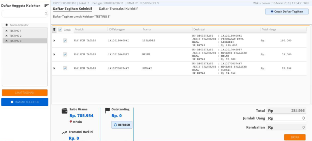 Aplikasi Bayar Tagihan Kolektif Listrik PLN PDAM BPJS