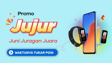 Promo Jujur Edisi Juni Juragan Juara Tukar Poin Kiosbank hadiah smartband dan hp
