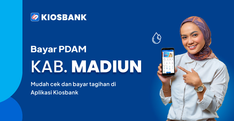 Bayar PDAM Kabupaten Madiun Tirta Dharma Purabaya di Kiosbank