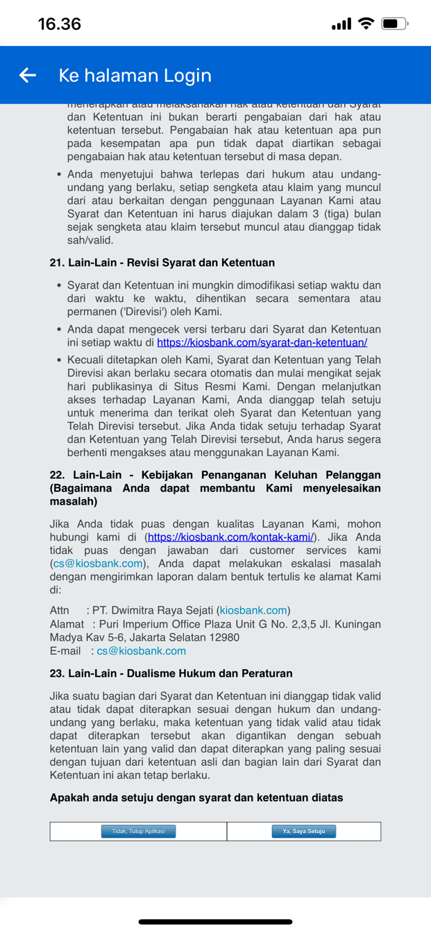 cara daftar Kiosbank ios iphone Jadi Mitra Kiosbank PPOB Online