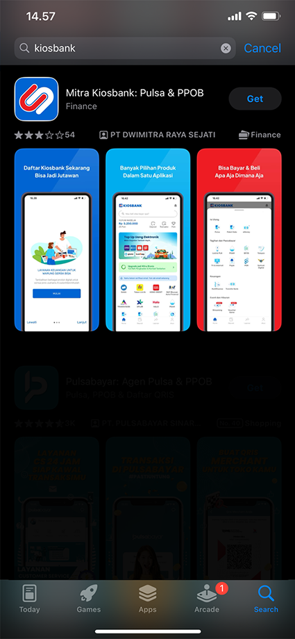 cara daftar Kiosbank ios iphone Jadi Mitra Kiosbank PPOB Online