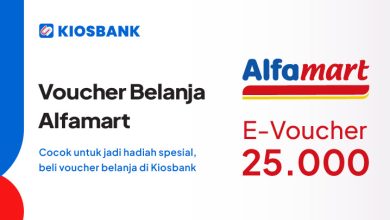 Beli Voucher Alfamart 25 Ribu 50K 100K Murah di Kiosbank