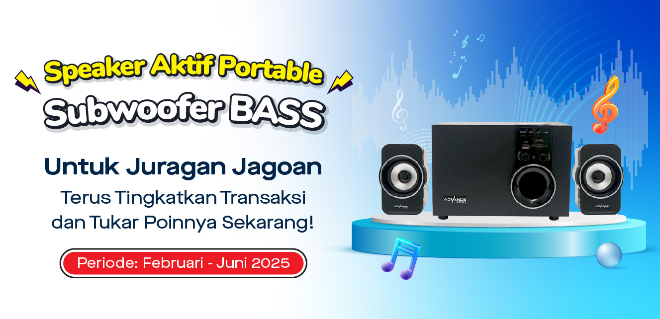 Promo Hadiah Speaker Aktif Promo Untung Februari Mitra Kiosbank