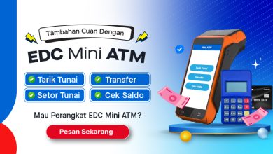 EDC Mini ATM, Tarik Tunai, Setor Tunai, Transfer dan Cek Saldo Mitra Kiosbank