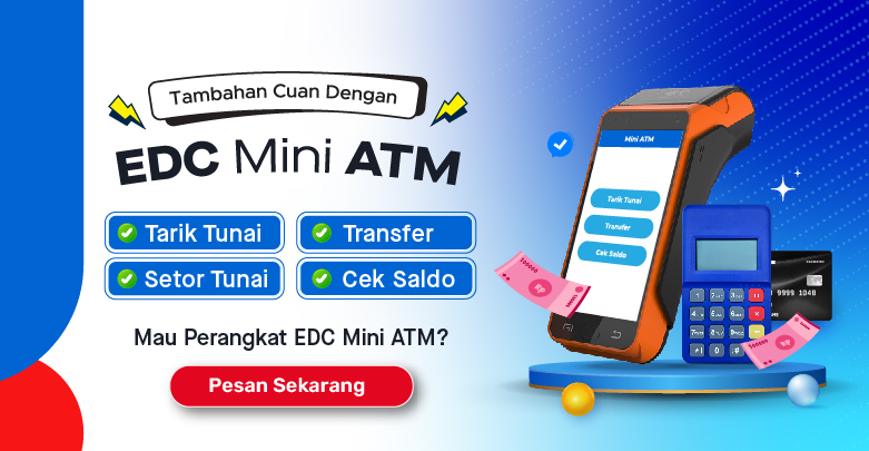 EDC Mini ATM, Tarik Tunai, Setor Tunai, Transfer dan Cek Saldo Mitra Kiosbank