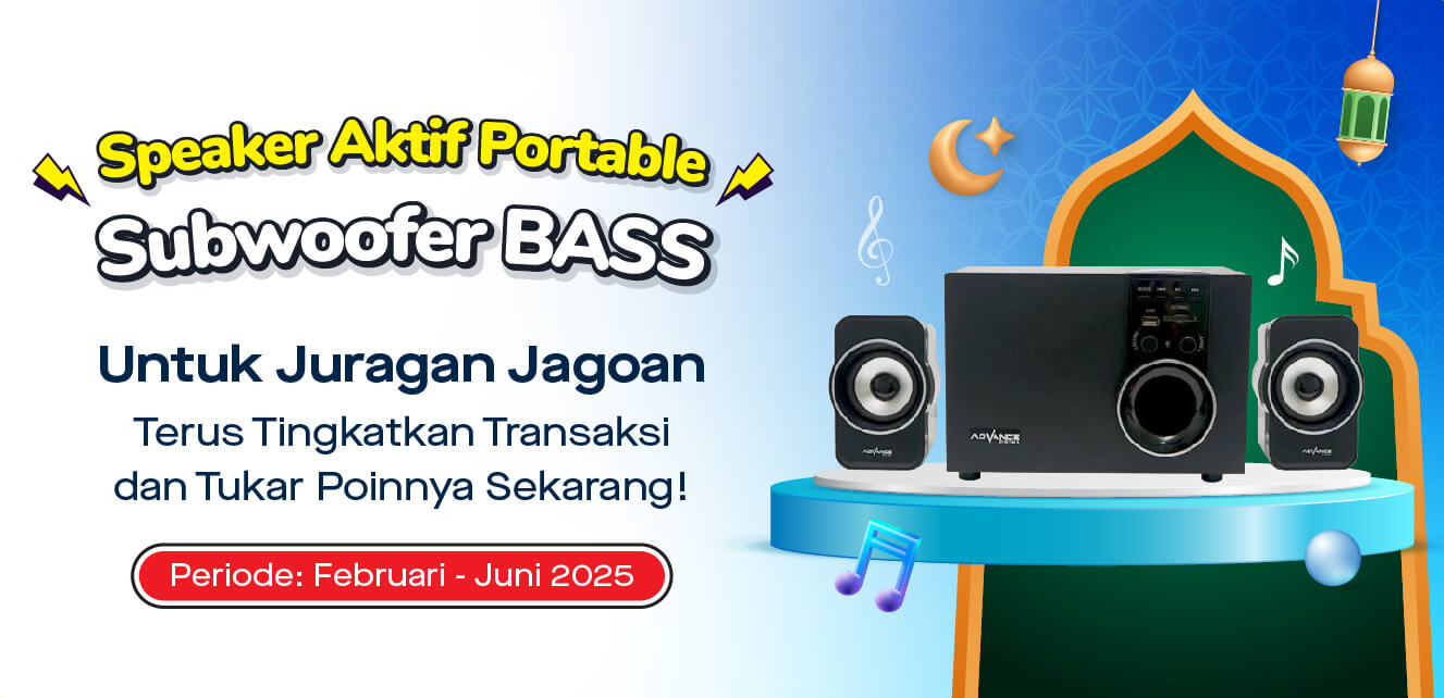 Promo Untung Maret Rayakan Ramadan Penuh Berkah Mitra Kiosbank Hadiah Speaker Aktif