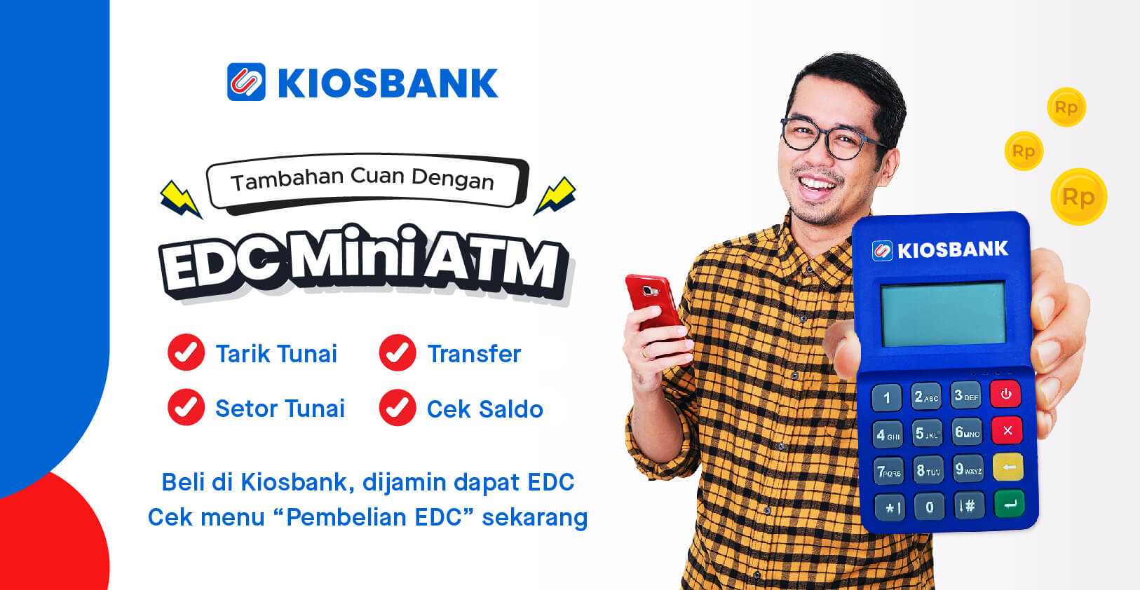 Peluang Usaha Mini ATM Transfer Tarik Tunai Cek Saldo Untung Setiap Hari Kiosbank