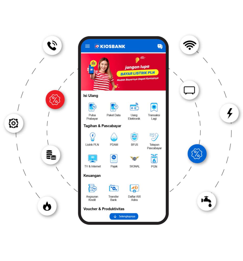 Mitra Kiosbank Agen Pulsa dan PPOB Online