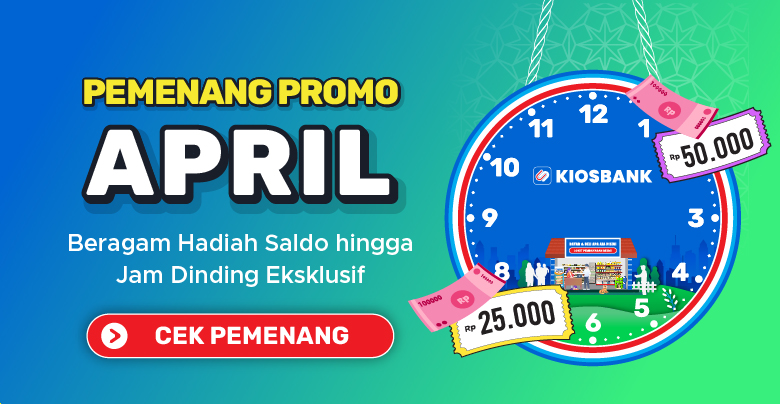 Pemenang Promo Ketupat Mitra Kiosbank Edisi April