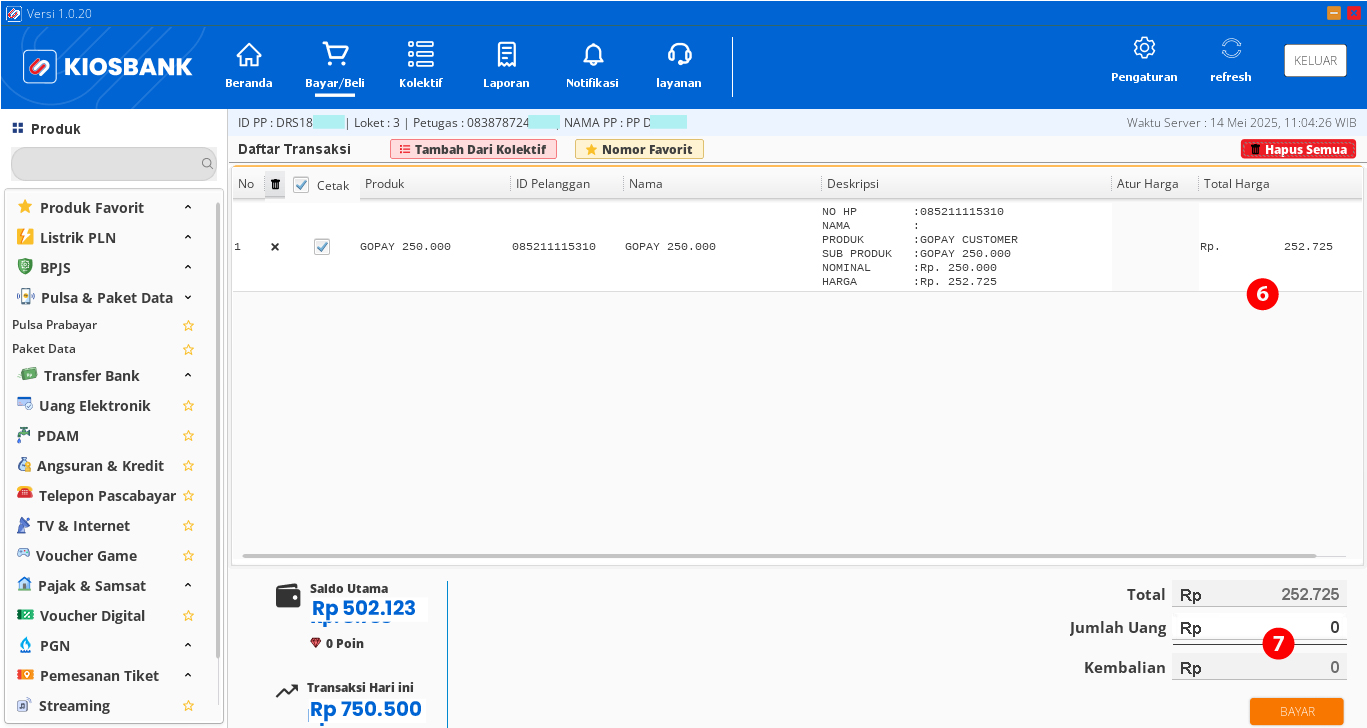 Top Up Uang Elektronik Murah ewallet di Kiosbank