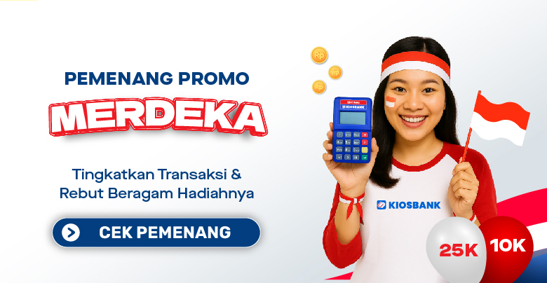 Pemenang Promo Agustusan HUT RI ke-80 Mitra Kiosbank
