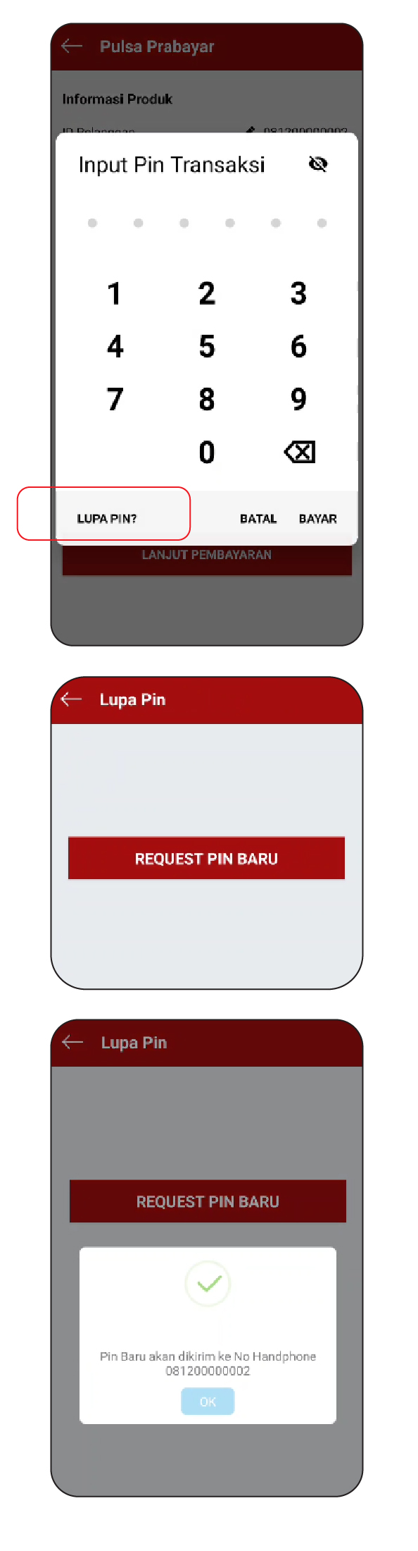 lupa pin kiosbank saat transaksi