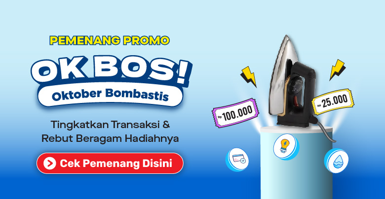 Pemenang Promo OK BOS - Promo Bulanan Mitra Kiosbank