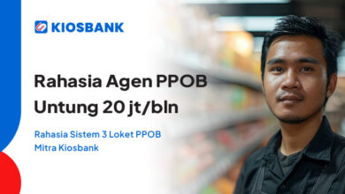 Untung Agen PPOB Rp20 Juta perbulan Rahasia mitra Kiosbank