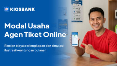 Modal Awal Usaha Agen Tiket Online - Rincian & Keuntungan