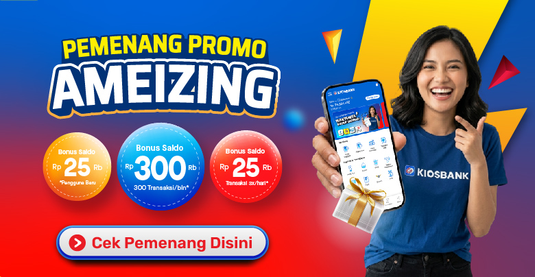 Pemenang Promo aMEIzing! Mitra Kiosbank Cuan Maksimal