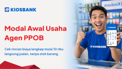 Modal Awal Usaha Agen PPOB Kiosbank Mulai 10 Ribuan langsung jualan