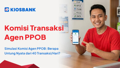 Simulasi Komisi Agen PPOB Kiosbank Berapa Untung Nyata dari 40 TransaksiHari