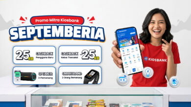 Promo Septemberia Makin Untung Jadi Mitra Kiosbank Usaha Jual Pulsa dan Token Listrik