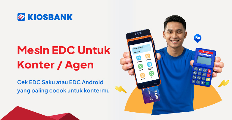 Mesin EDC Untuk Konter Kecil Tarik Tunai, Transfer & Cek Saldo